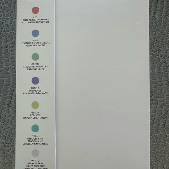 Evertone Omniglow Face & Neck LED + Microcurrent Therapy Mask. Tested but unused - Picture 6 of 7